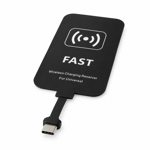 receiver pad-এর কেবল ও প্লাগের ক্লোজ-আপ