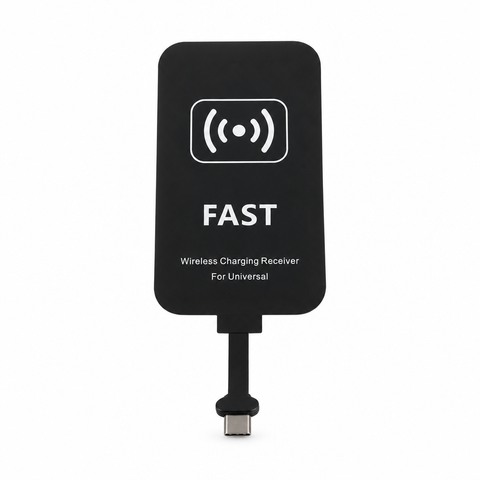 সামনে থেকে কালো wireless charging receiver pad